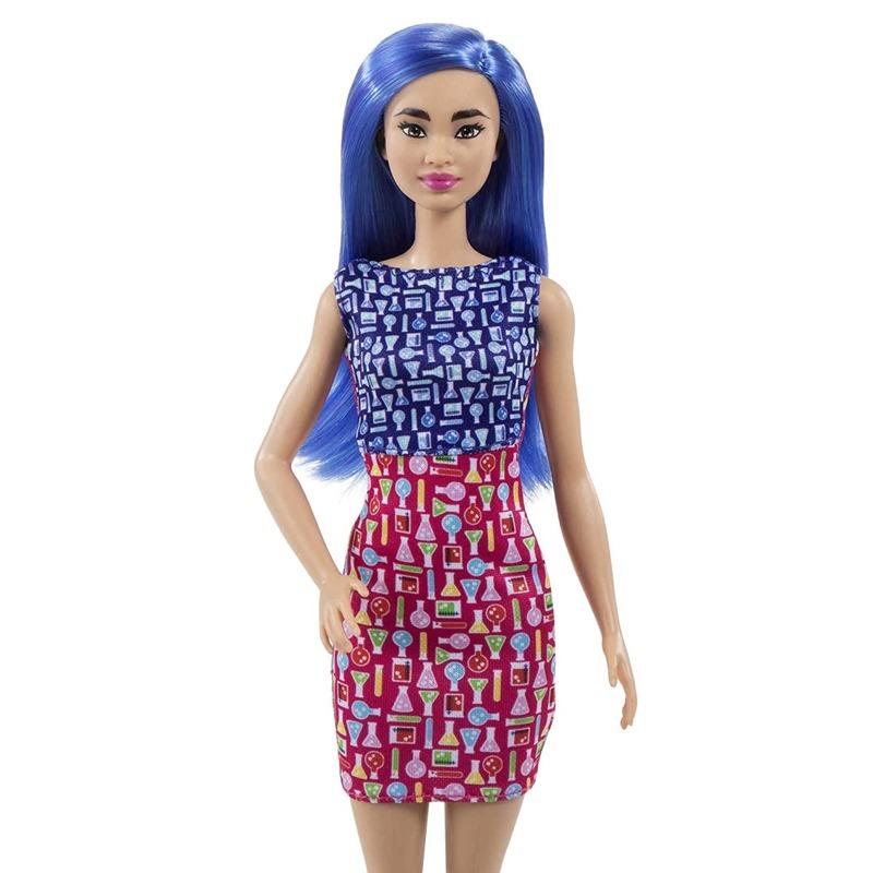 باربي - دمية ساينتست بشعر لون أزرق