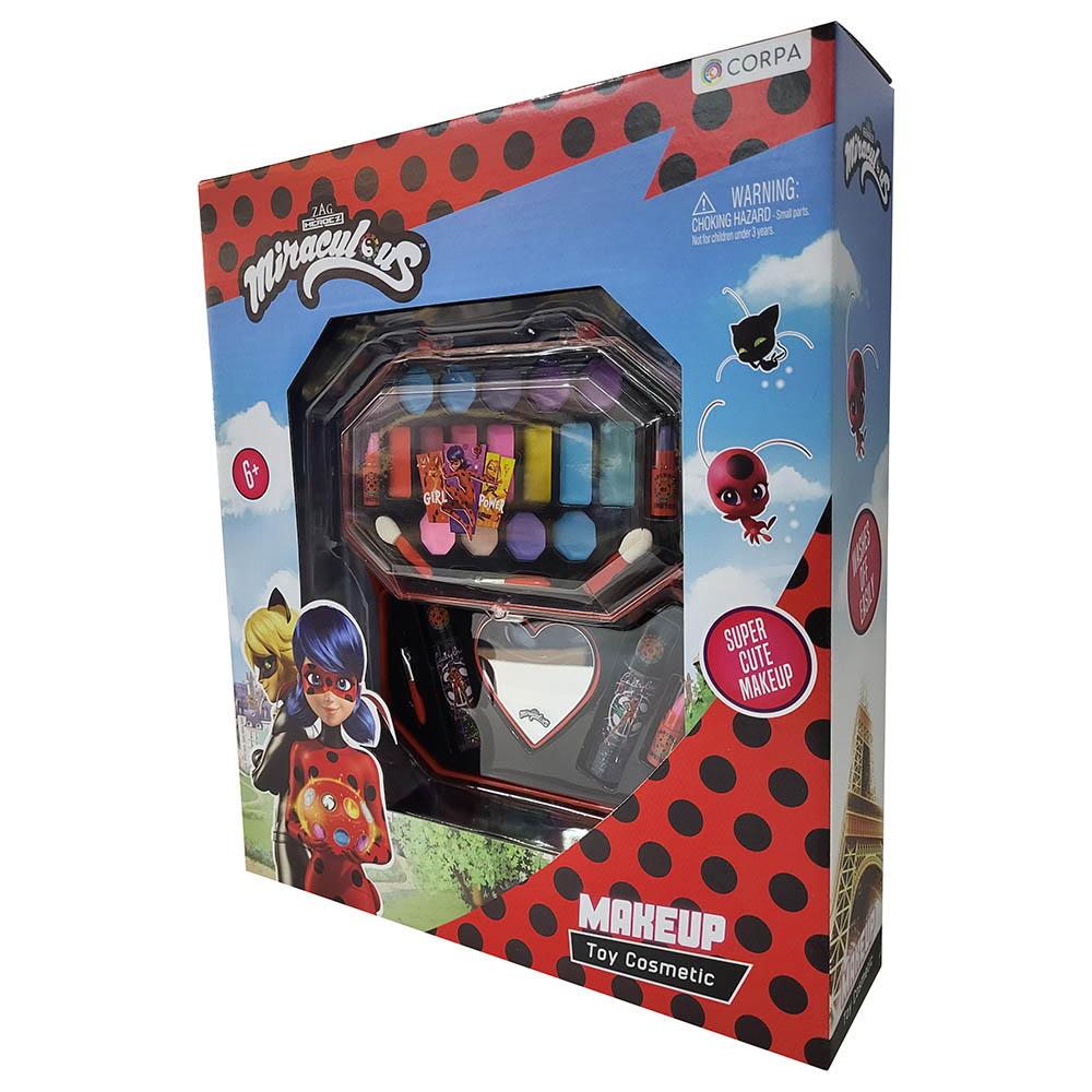 ميراكيولوس - حافظة مستحضرات تجميل كبيرة مثمنة من طبقتين