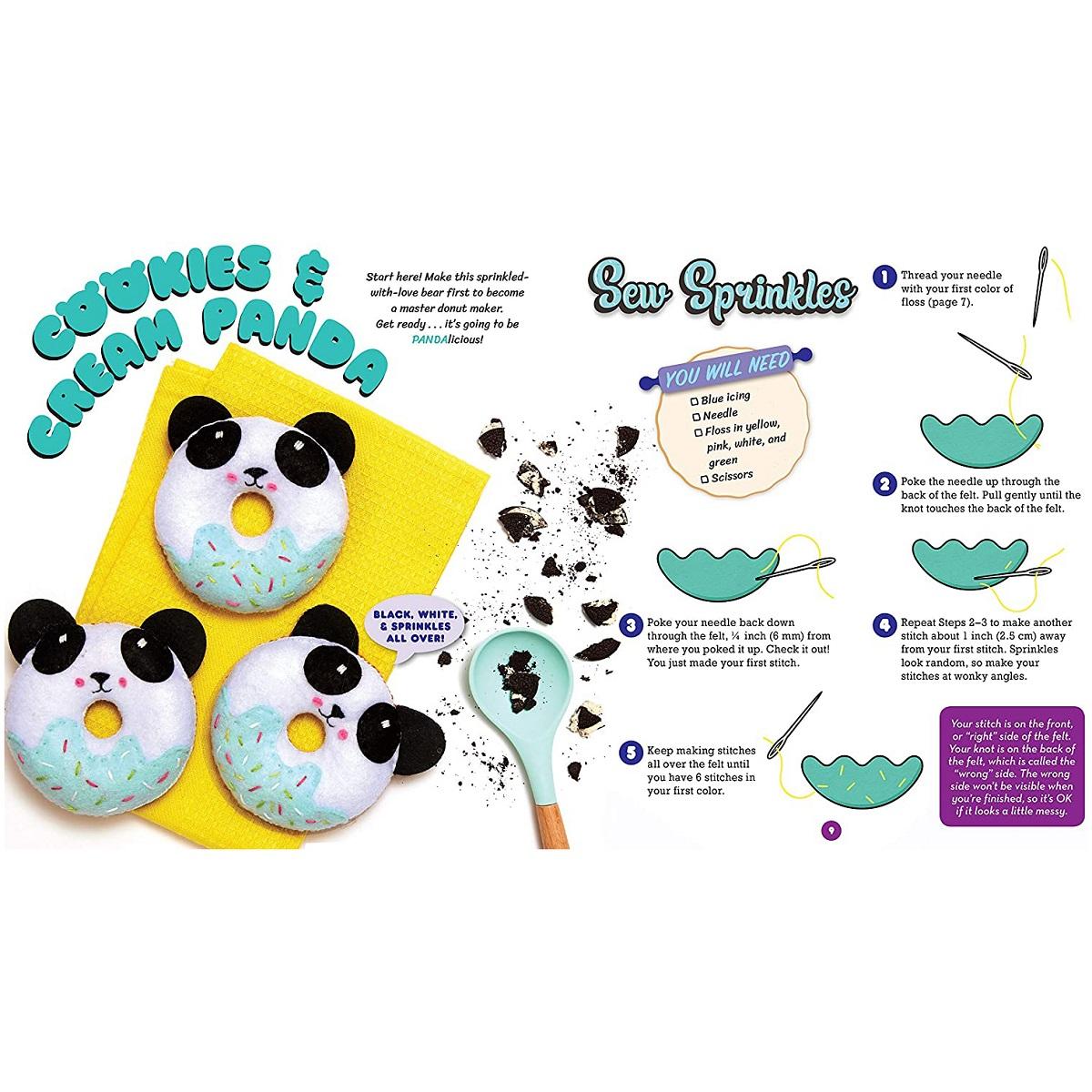 كلوتز - مجموعة حياكة دونات بتصميم الحيوانات