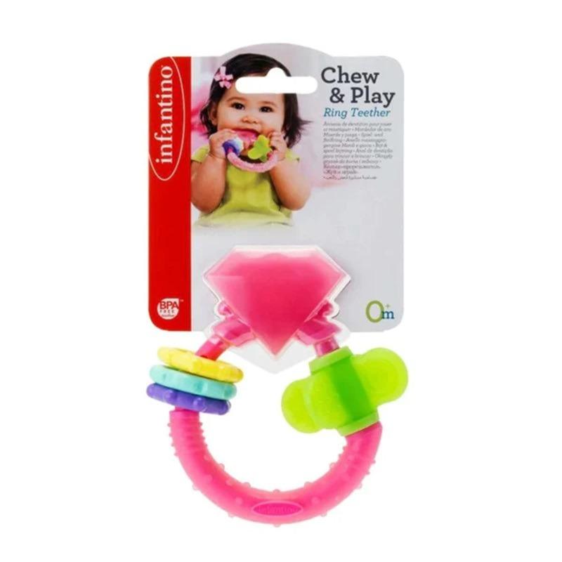 Infantino Chew And Play Ring Teether