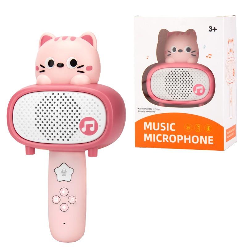 Bluetooth Microphone - Pink Cat