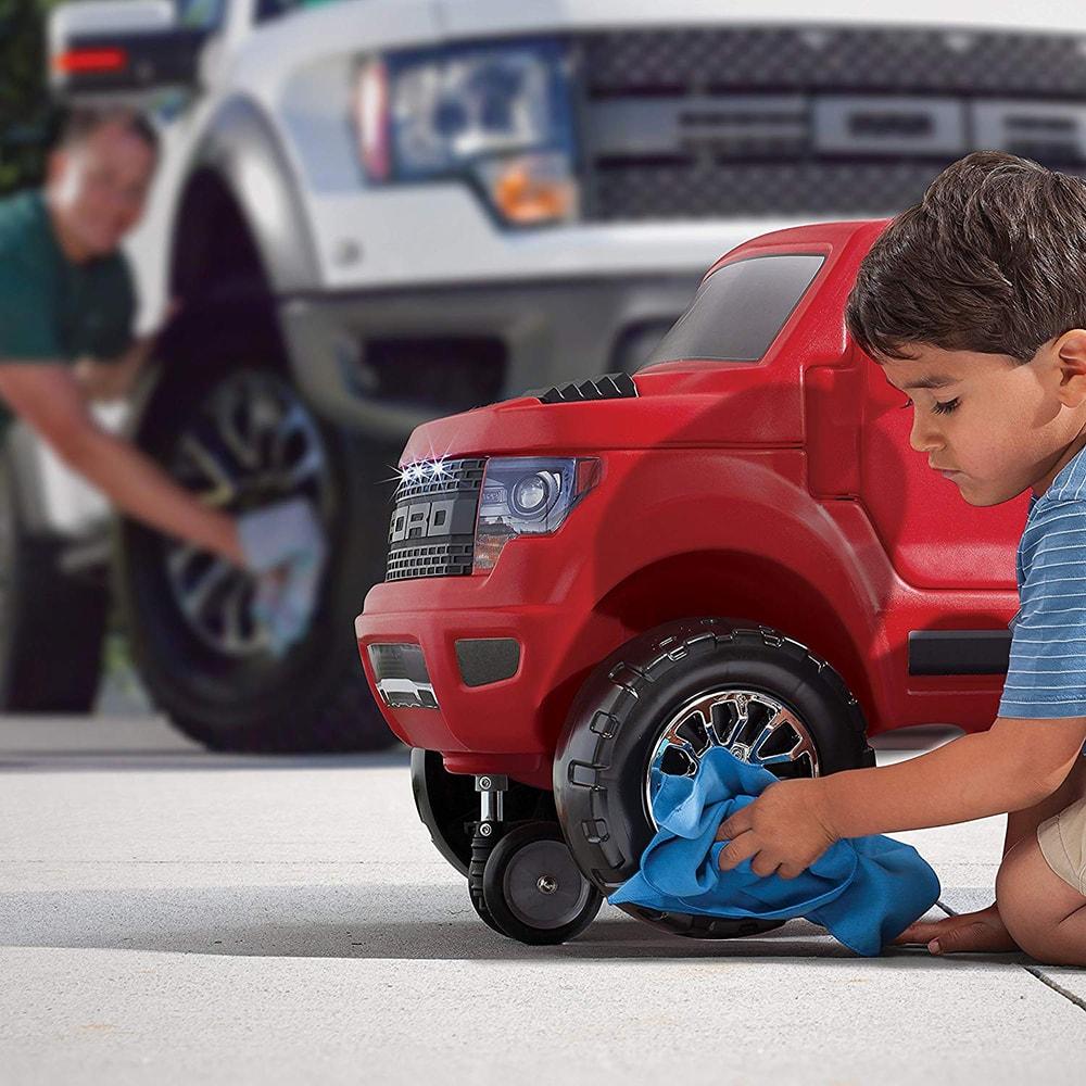 ستب2 - سيارة الدفع فورد رابتر لون أحمر