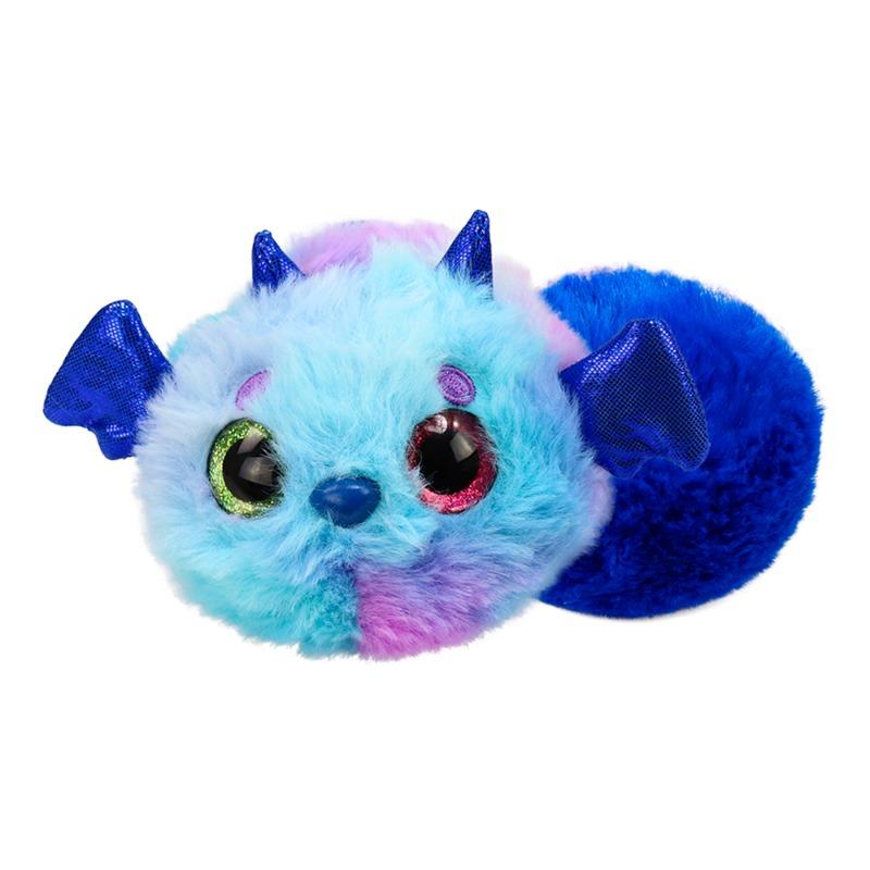 Eolo Furry Tails Surprise Dragon Blue Plush