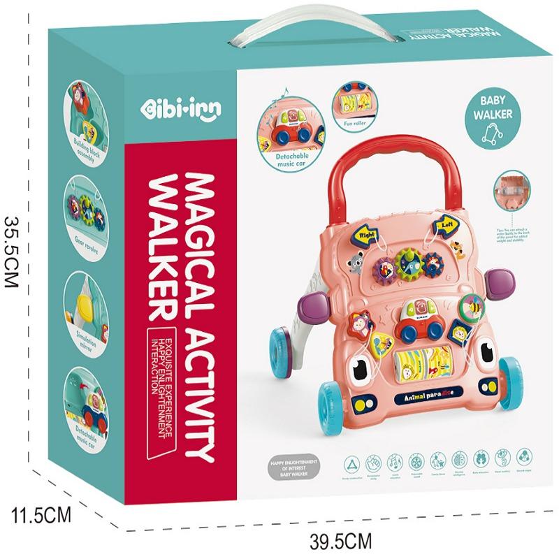 مشاية أطفال متعددة الوظائف مع ضوء وصوت - أزرق