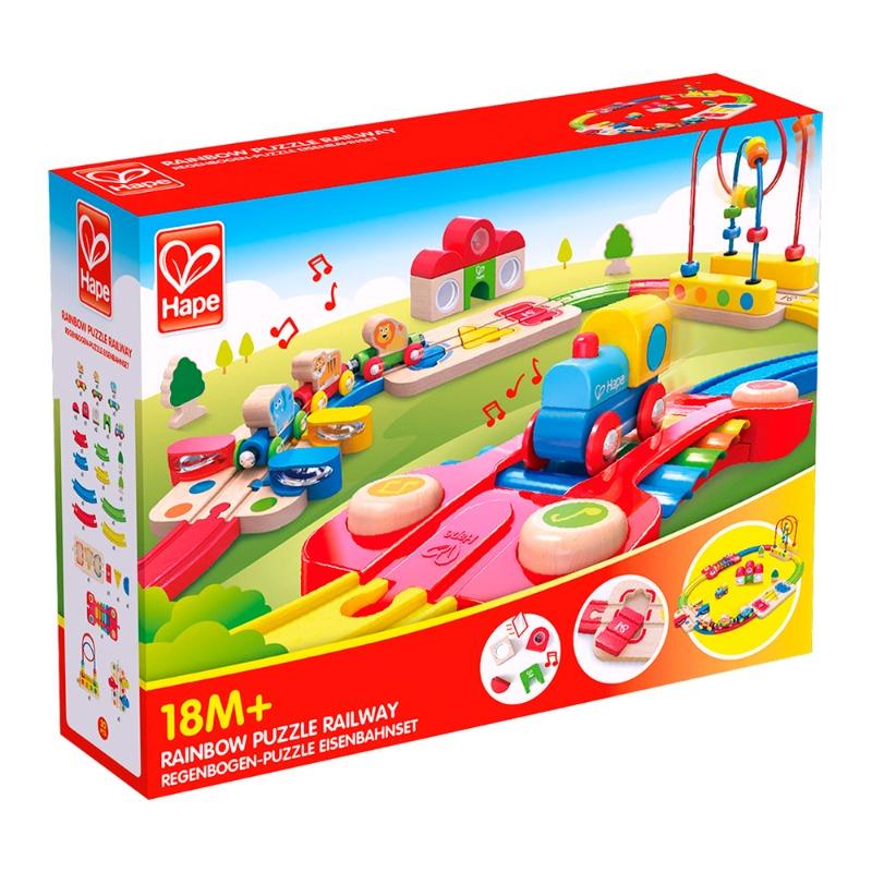 Hape - Rainbow Puzzle Railway