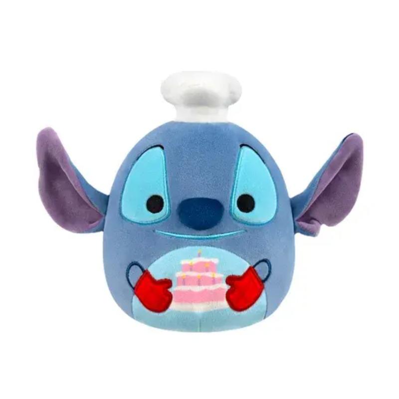 Squishmallows Disney Chef Stitch Holding Cake Plush – 6.5 Inch