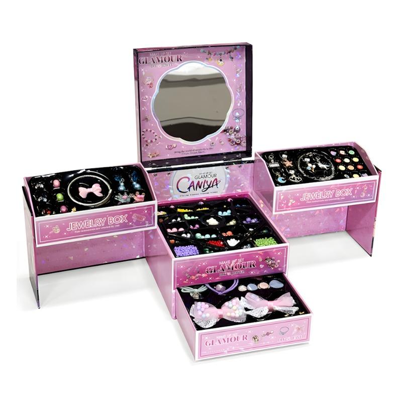 كانيا - صندوق جلامور لصنع الإكسسوارات مجموعة 10 في 1 - 3000 قطعة