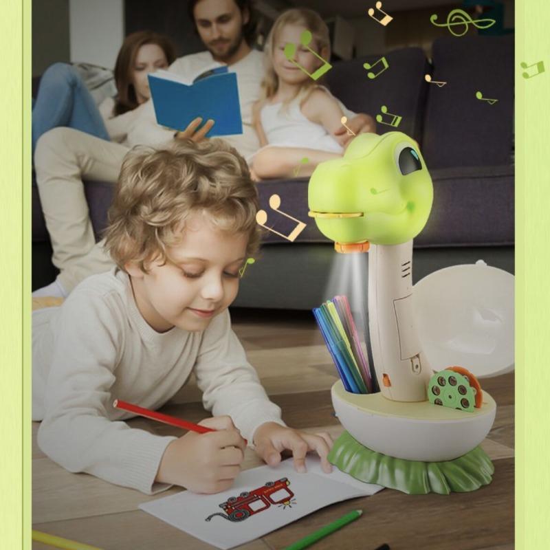Dinosaur Egg Projection Painting Instrument - Green
