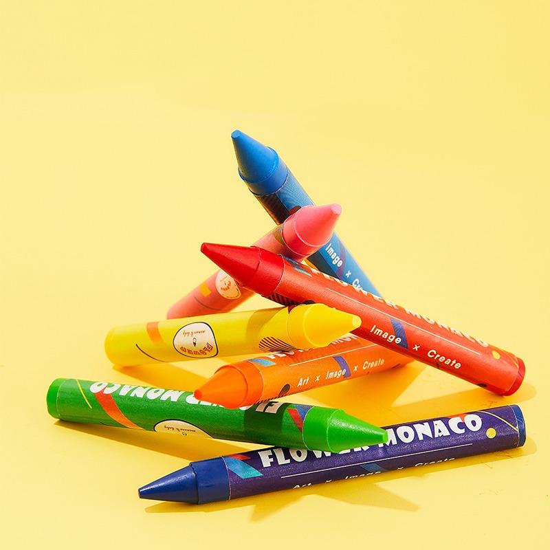 Lebze Flower Monaco Crayons 12 Colors