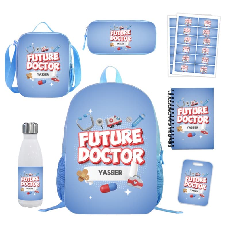Snapbook School Backpack Full Set - Future Doctor