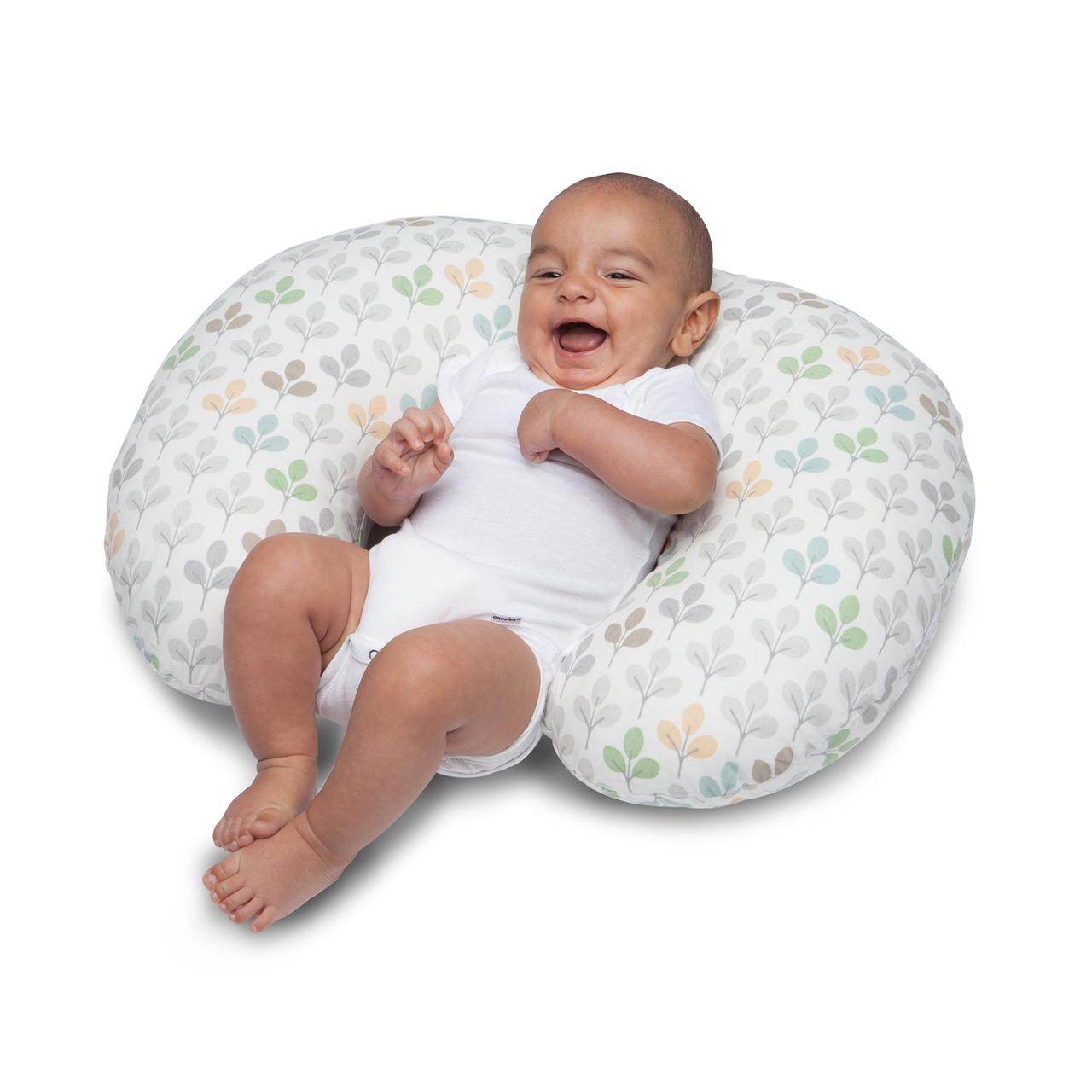 Chicco Boppy Cotton Slip Cover Silverleaf