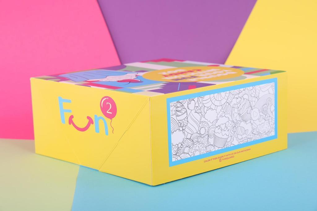 صندوق الفن بتصميم الحلوى