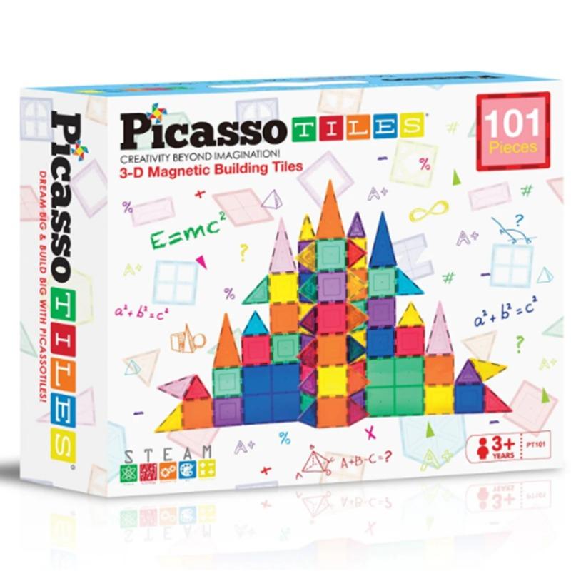 PicassoTiles Magnetic Building Set - 101 Piece