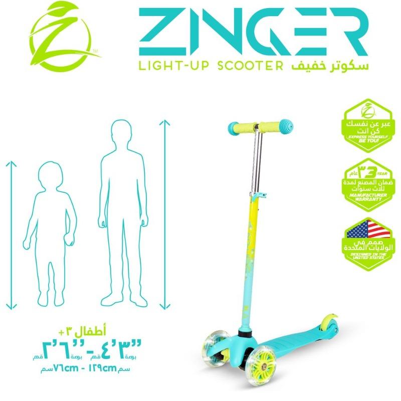 Madd Gear Zycom Zinger Scooter - Blue Lime