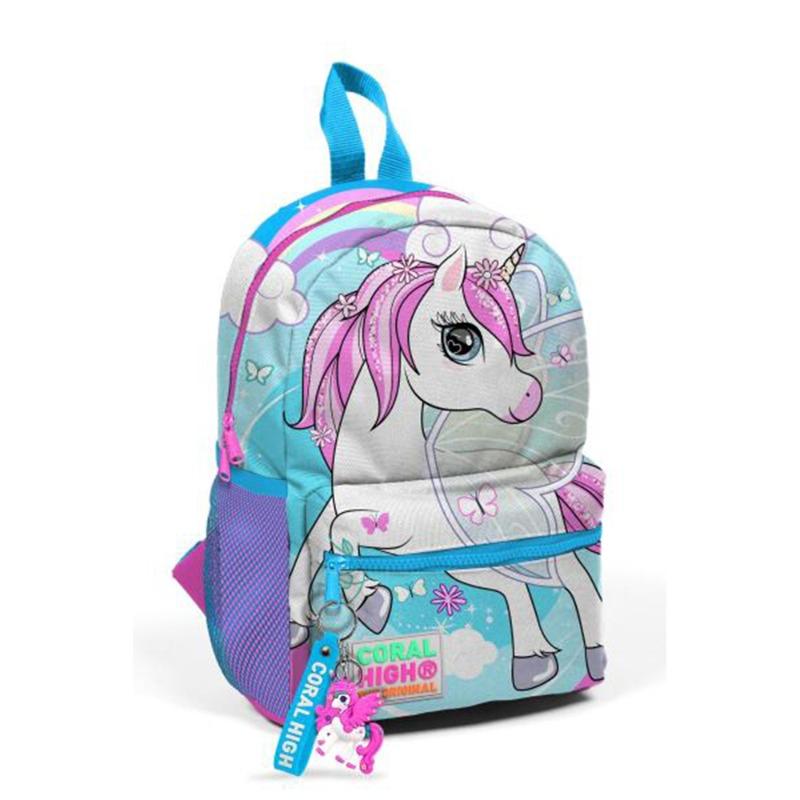 Tiny Nest Neon Pink Unicorn Backpack