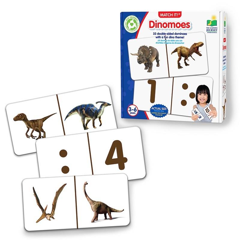 Match It Dominoes - Dinosaurs