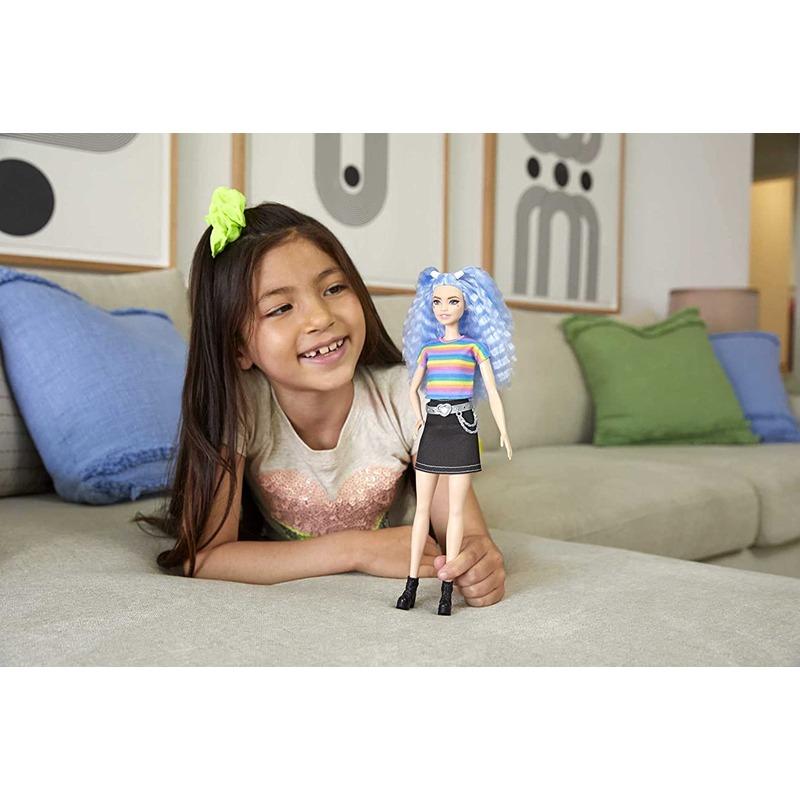 Barbie Fashionistas Doll Rainbow Striped Top