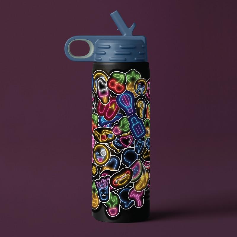 Hinkler Kaleidoscope Sticker Bomb Electric Neon