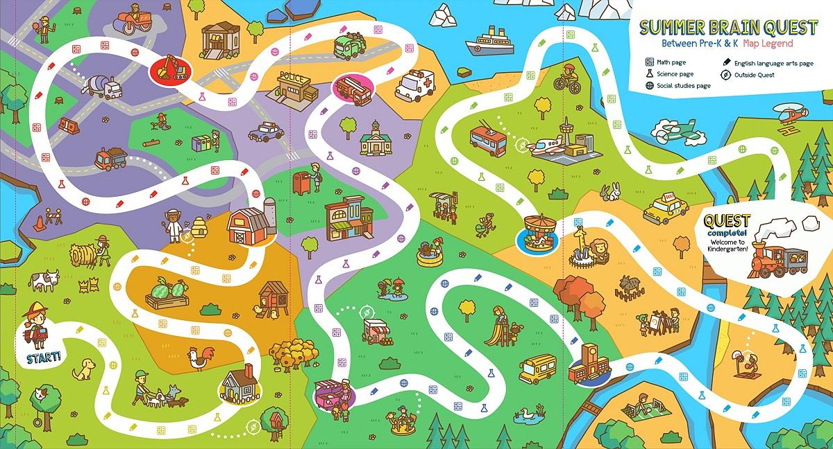 Brain Quest Get Ready For School - Between Grades Pre-K And K