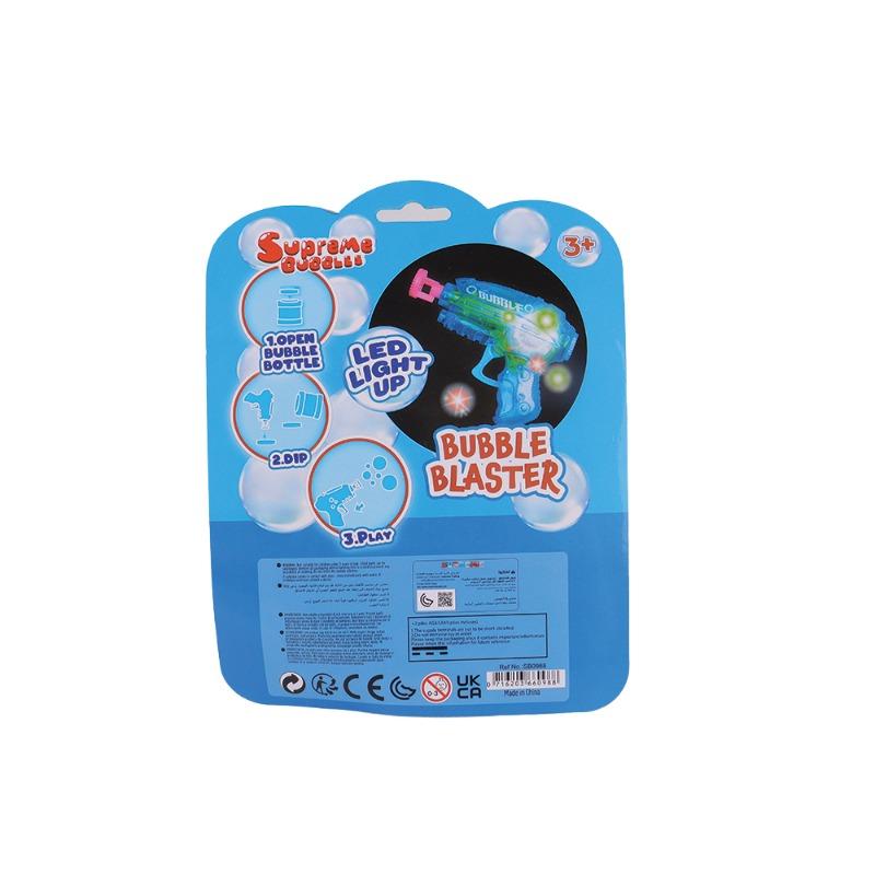 Supreme Bubbles Fiction light Up Bubble Shooter With 45ml Bubble Solution