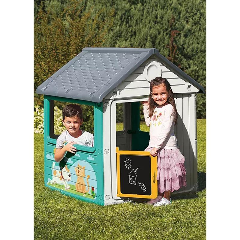 دولو - بيت اللعب ماي فيرست هاوس لون أبيض وأخضر