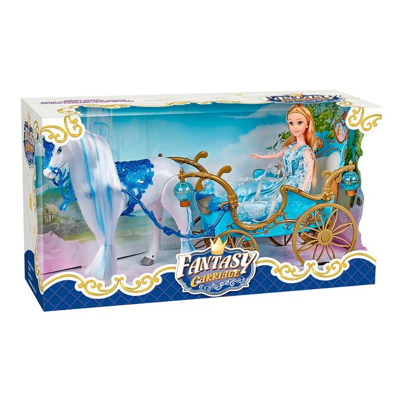 عربة الأحلام مع الدمية 29 سم