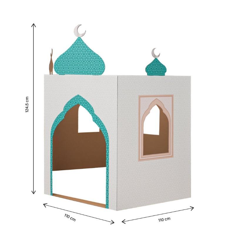 HilalFul Cardboard Mosque Coloring