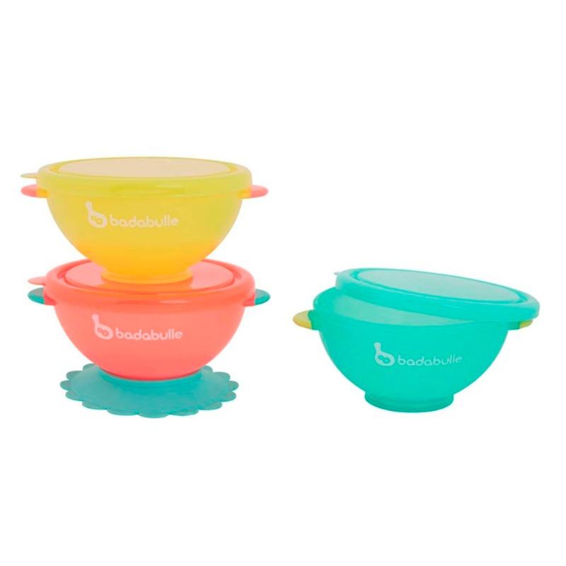 بادبل - 2 في 1 وعاء و حاويات بغطاء 3 قطع