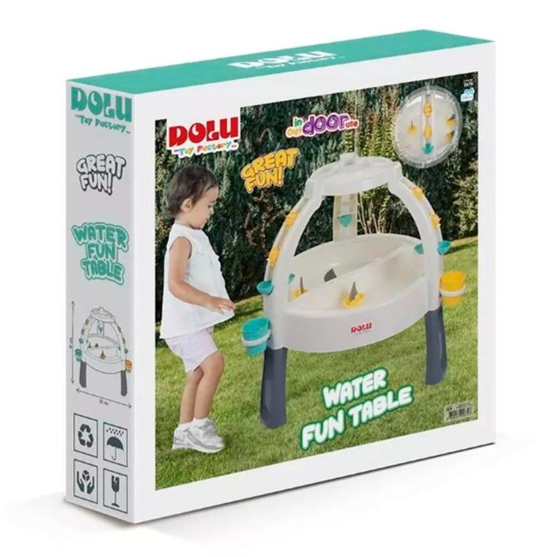 Dolu Fun Fountain Sand and Water Table - White