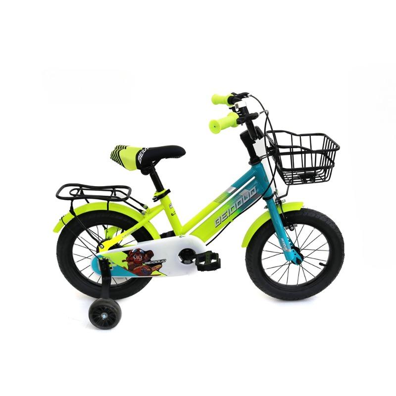 دراجة إنفينيتي للأطفال مقاس 14 بوصة - أخضر/أزرق