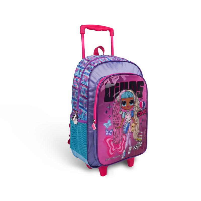 لول سربرايز - مجموعة مدرسية ديفاس بعجلات 3 في 1 مقاس 18 بوصة