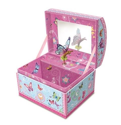 Butterfly Printed Musical Jewelry Box