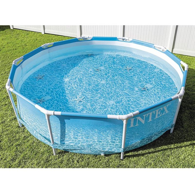 Intex Beach Side Metal Frame Pool Set - 10ft