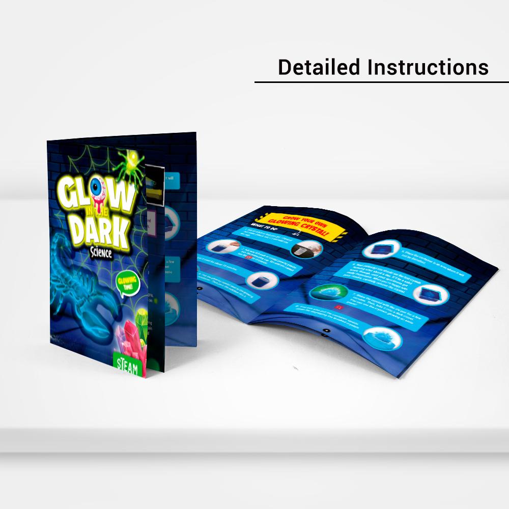 ساينس إكسبلور - مجموعة علوم الكريستال المتوهج في الظلام