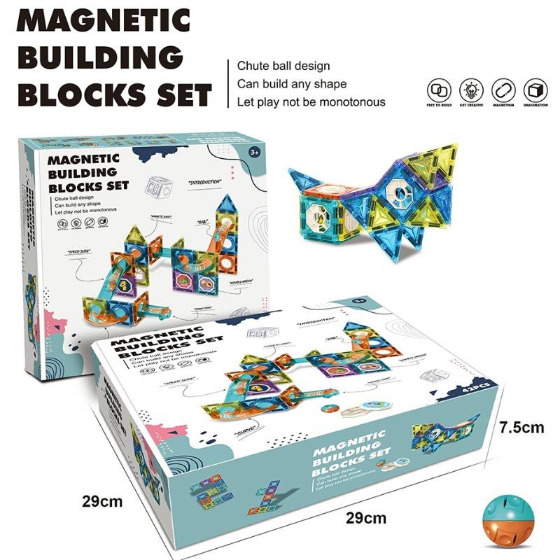Magnetic Building Blocks Set - 42 Pcs