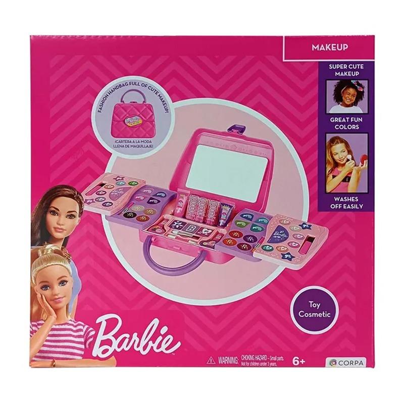 Barbie 5 Decks Sliding Handbag With Makeup Set