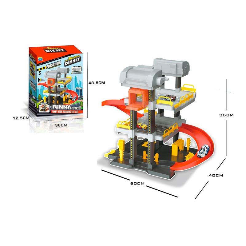 مجموعة لعب موقف السيارات 3 طوابق