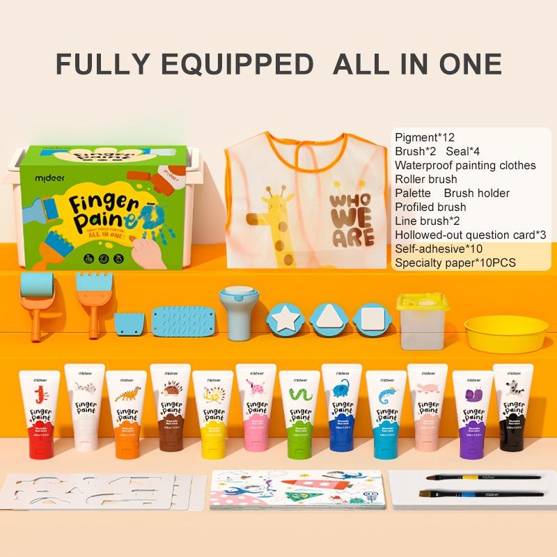 Mideer Finger Paint Art Box