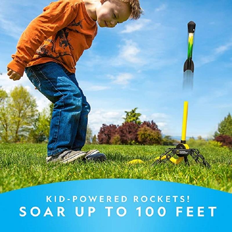National Geographic Light Up Air Rockets Set