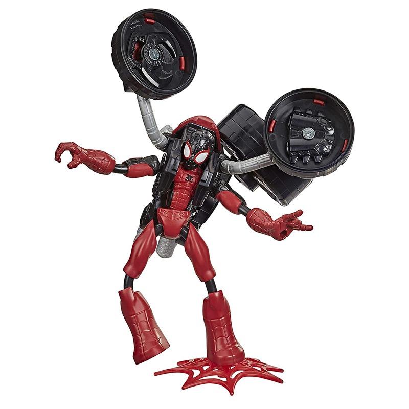 Marvel Bend and Flex Spider Man Figure With Motorcycle