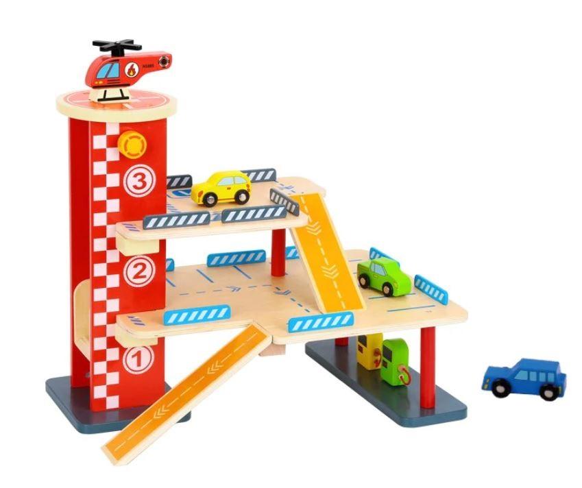 Tooky Toy Parking Structure - 22 Pcs