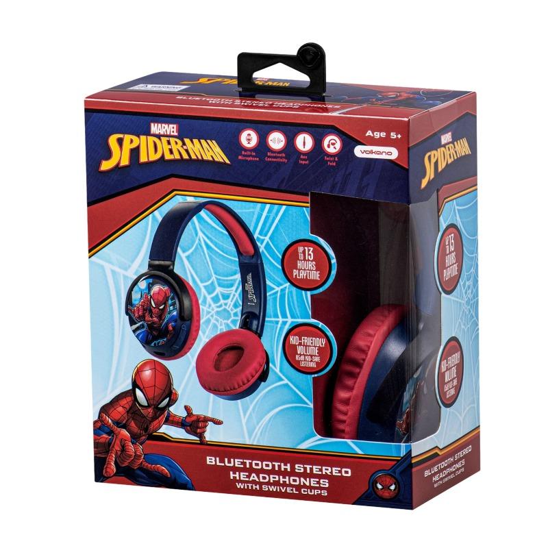 Volkano Marvel Spider-Man Bluetooth Wireless Stereo Headphones