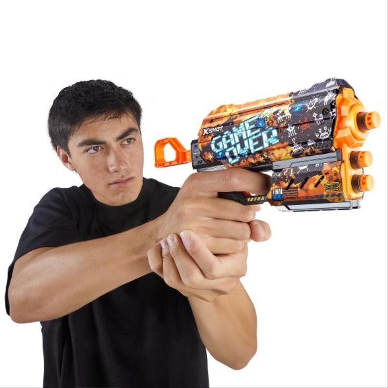 X-Shot Skins Flux Blasters - Game Over