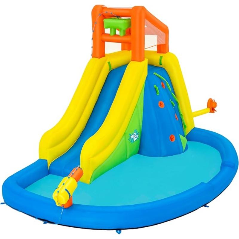 Bestway Mount Splashblast Mega Water Park – Inflatable Slide & Splash Pool