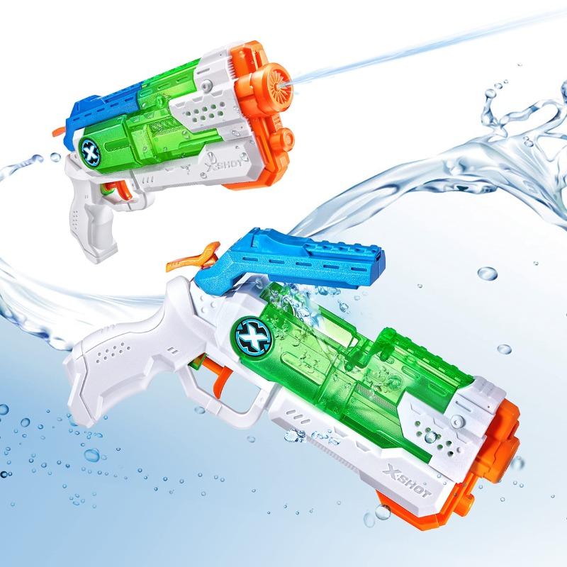 X-Shot Water Combo 2xMicro Fast Fill + 3xTropical Party BOB
