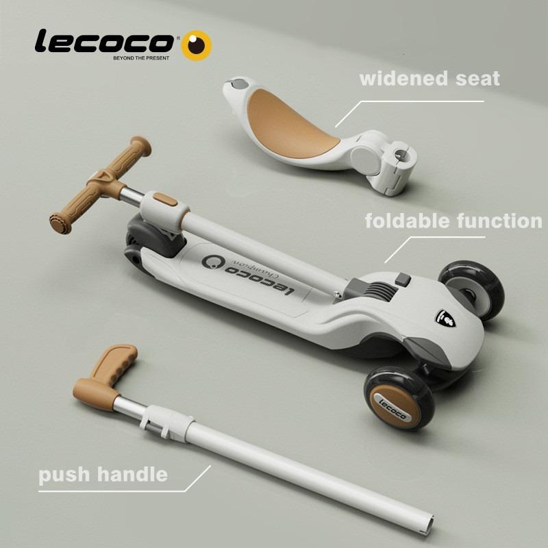 Lecoco 3 in 1 Scooter - Brown