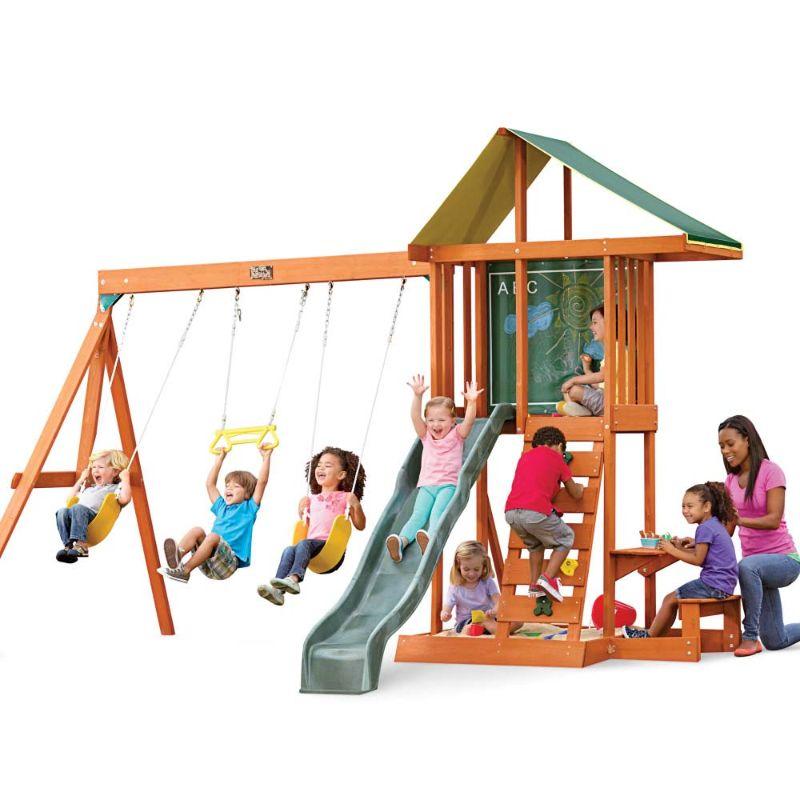 Kidkraft Springfield II Wooden Swing Playset