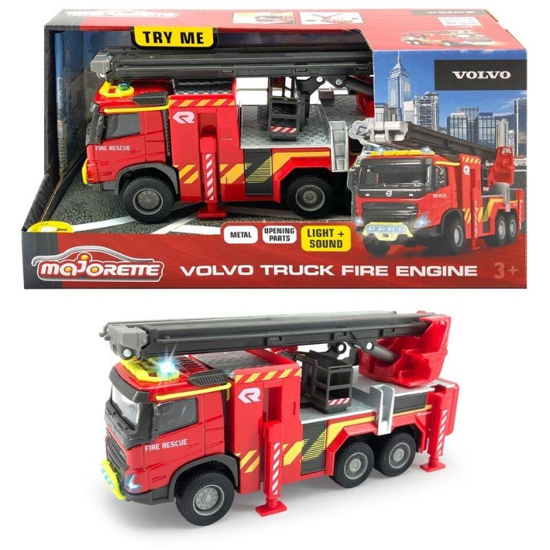 Majorette -Volvo Fmx Fire Ladder - 19cm