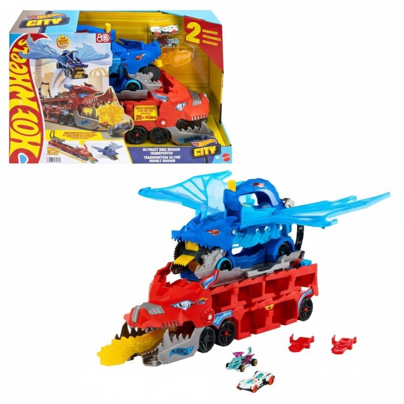 شاحنة هوت ويلز سيتي ناقلة التنين المزدوجة النهائية