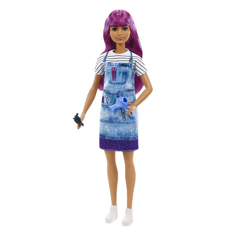 Barbie Hair Stylist Doll Purple Hair with Accessories